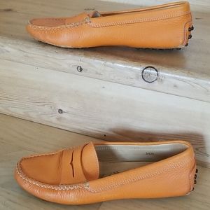 Tods leather loafers